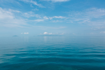 Fototapeta premium Blue sea surface abstract background pattern