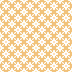 Retro geometric pattern in repeat. Fabric print. Seamless background, mosaic ornament, vintage style.
