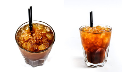 Alcoholic cocktail: Rum and cola