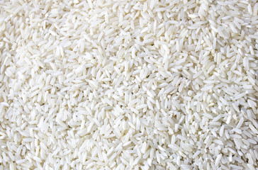 White rice; rice groats; rice grains background