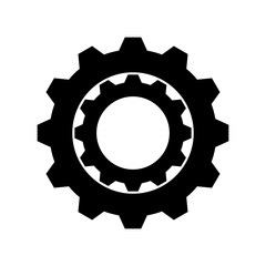 Settings icon vector. Tools, Cog, Gear Sign Isolated on white bac