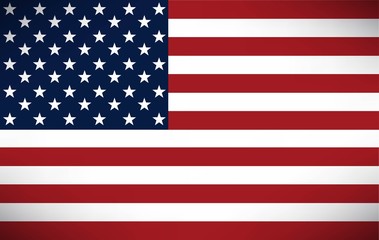 Naklejka premium vector image of american flag