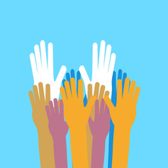 hands connecting icon