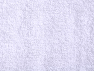 White natural cotton towel background texture