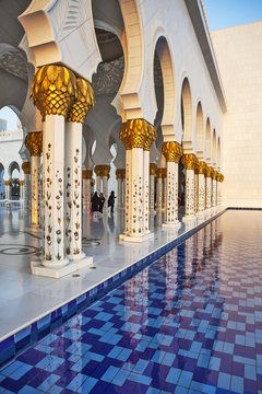 The Sheikh Zayd Mosque. Abu Dhabi. United Arab Emirates