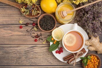 tea with herbs