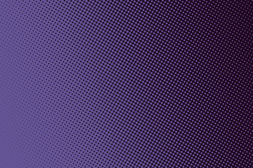 Diagonal gradient halftone dots violet background. Pop art template, texture. Vector illustration. - 195713434