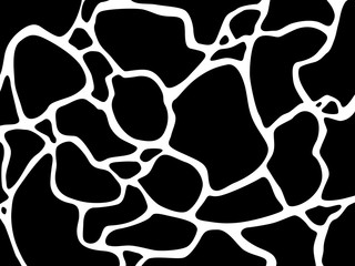 jungle skin spot giraffe cow texture pattern black white