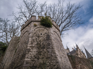 The tower of old Marienburg Castle, Germany
