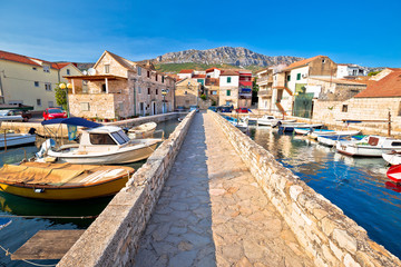 Fototapeta na wymiar Kastel Gomilica old town on the sea near Split