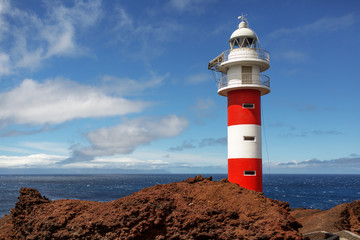 Old Ligthouse in Punta Teno, Tenerife, Canary islands, Spain