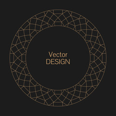 Monogram line vintage frame