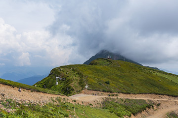 tourist mountain road