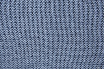 Plakat Gray knitting wool texture background.
