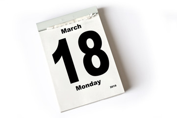 18. March 2019