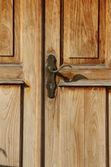 Old wooden Door, alte Tür aus Holz