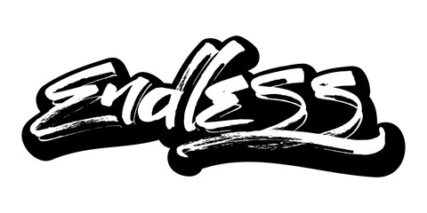 Endless. Modern Calligraphy