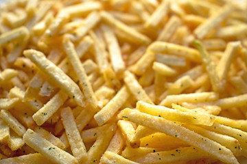 Background of potato chips