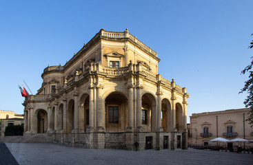 Palazzo Ducezio in Noto, Italy