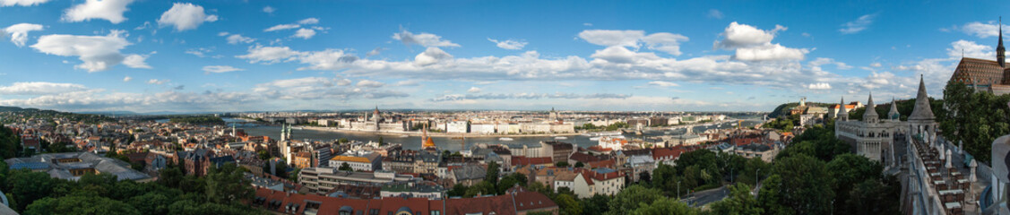 Fototapeta na wymiar Budapest Panorama 
