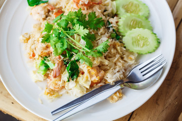 rice with seafood