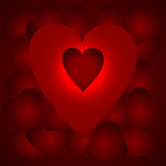 Heart for Valentine's day.