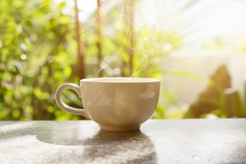 Coffee in the morning