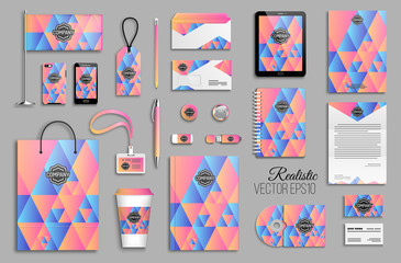 Corporate identity template set.