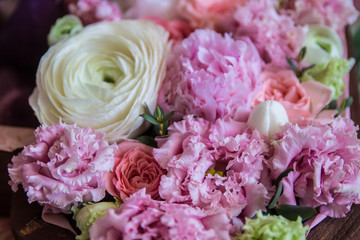 a bunch of fresh tender beautiful flowers