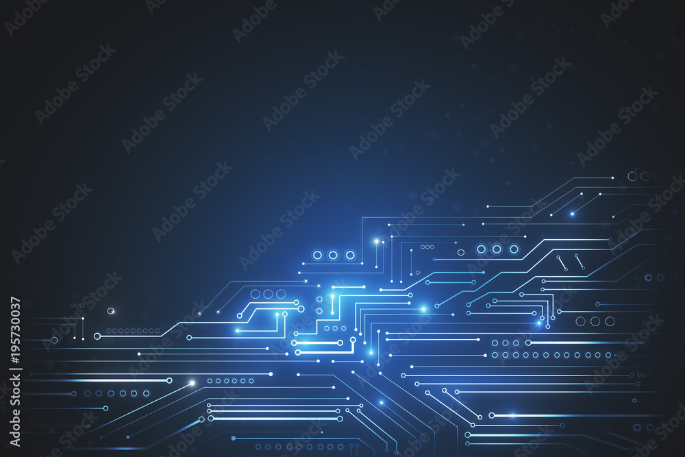 Poster Abstract tech backdrop
