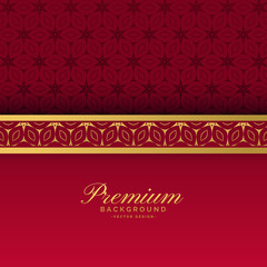 ethnic red and gold luxury royal background
