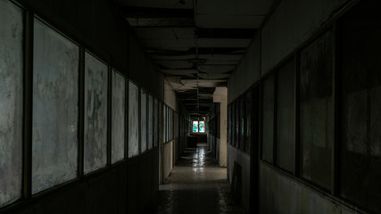 Haunted Abandoned Hallway