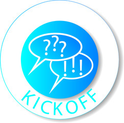 button blau weiss kick off