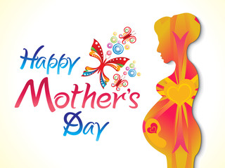 abstract artistic creative mother's day background