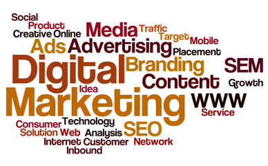 Word Cloud Digital Marketing