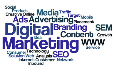 Word Cloud Digital Marketing
