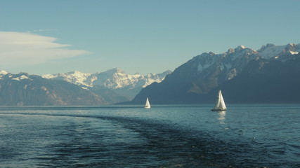 Lac Léman - Au large de Lutry