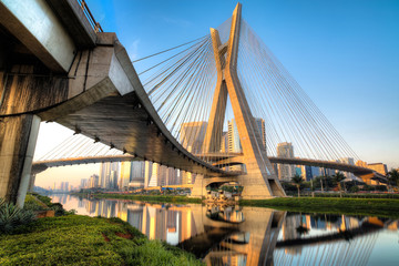 Schrägseilbrücke - Sao Paulo - Brasilien