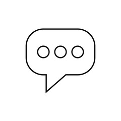 Chat icon. Vector illustration
