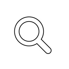Vector magnifying glass icon