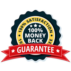 100% Money Back Guarantee illustration