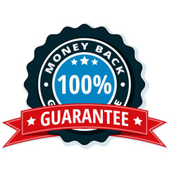 100% Money Back Guarantee illustration