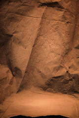 Old fabric backdrops. Crumpled of burlap texture background.