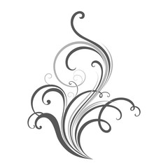 Hand-drawing floral background. Floral element for designe.