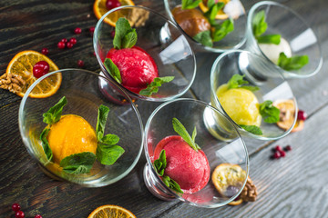 fruit sorbet
