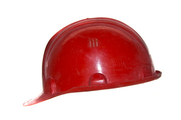 construction helmet isolated on white background