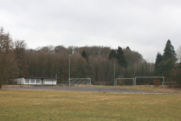Fußballplatz, Sportplatz