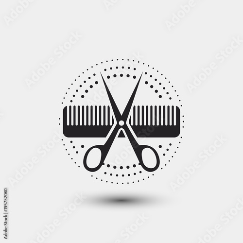 Hair Stylist Logo Scissors Scissors Vector Logo Design