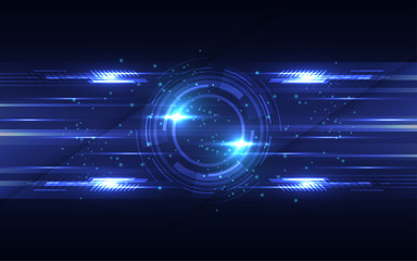 Abstract technology background Hi-tech communication concept innovation background vector illustration