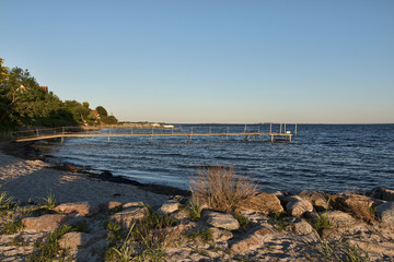 Bathing Jetty at Sunset